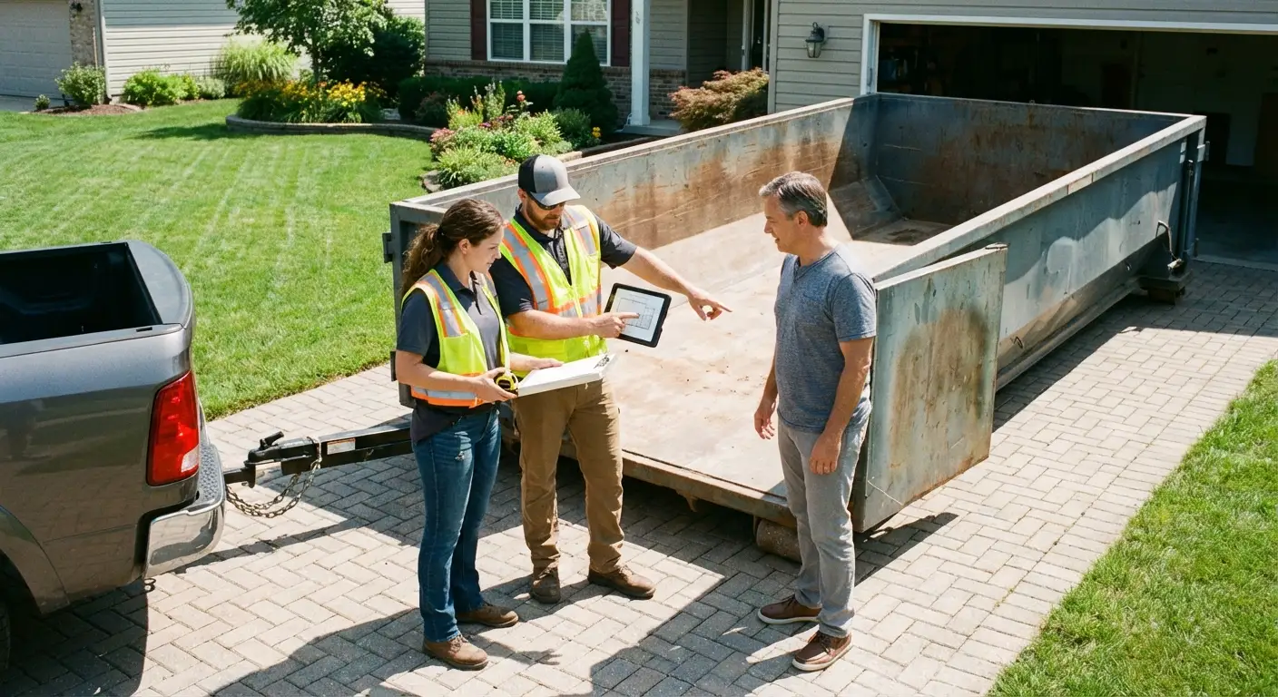 10 Yard Dumpster Rental Process in Hollywood, FL