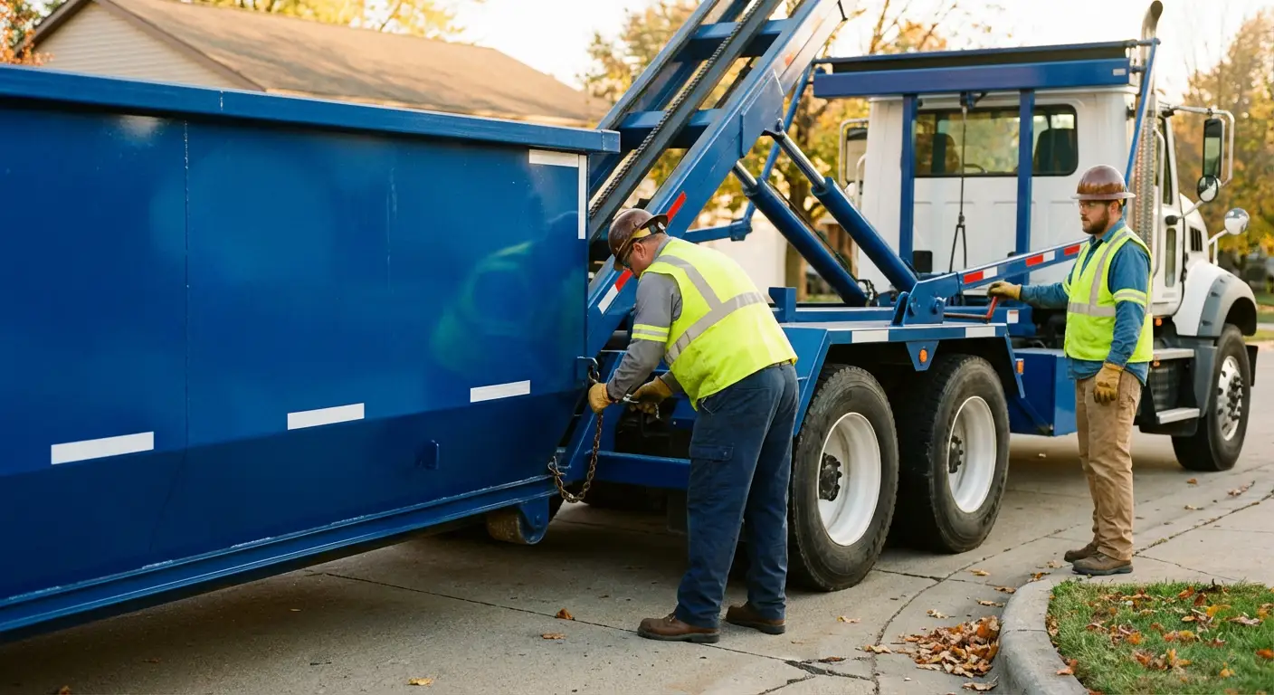 Dumpster delivery safety protocols in Hollywood, FL