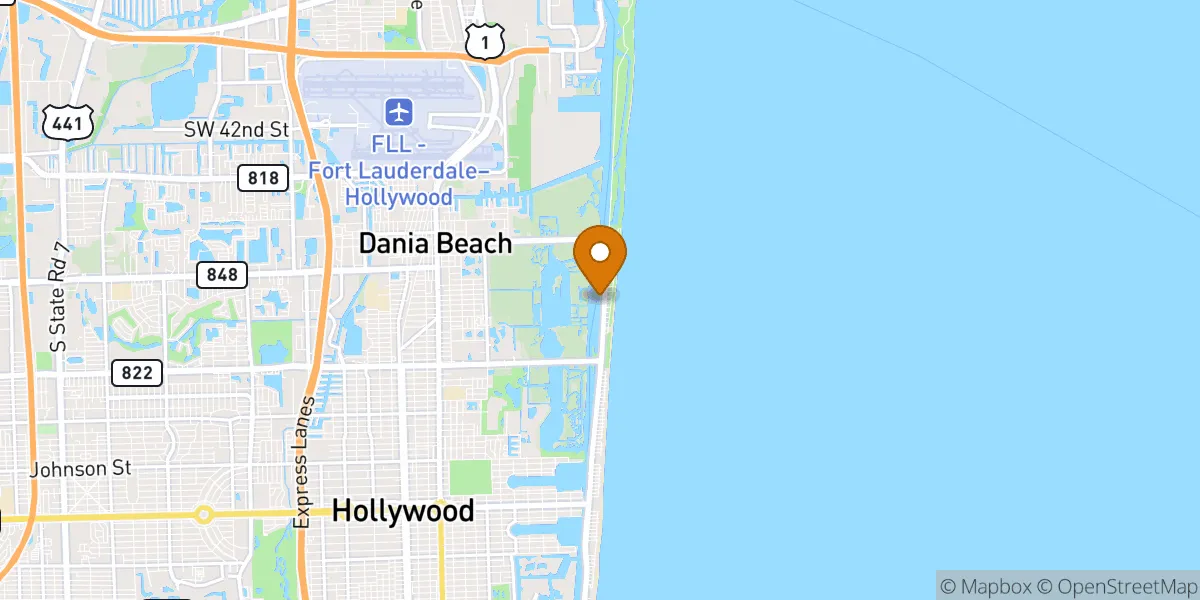  neighborhood map in Hollywood, FL